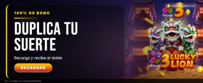 Interfaz de casino bitcoin con premios y slots